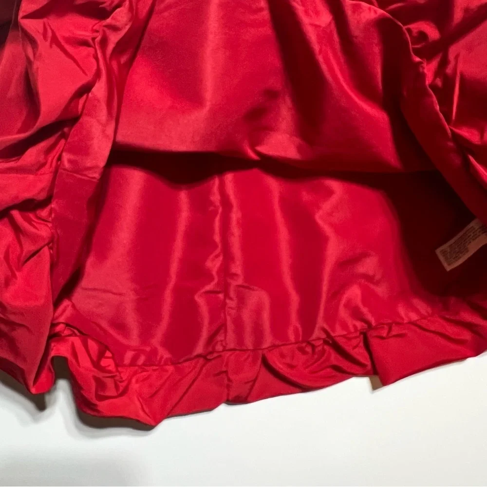 NWT Cat & Jack Red Sleeveless Party Dress for Girls- XS 4/5